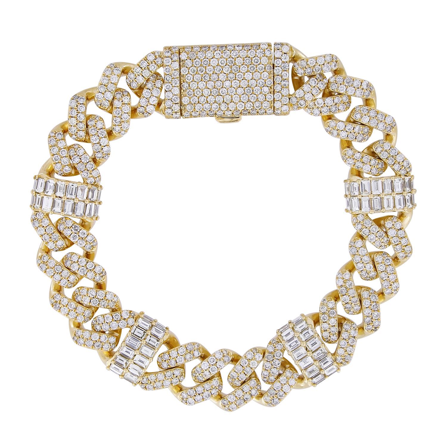 Zig-Zag Baguette Diamond Bracelet | Dunkin's Diamonds