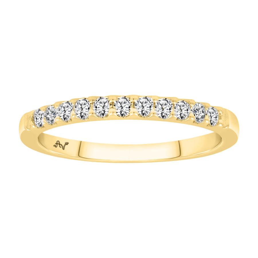 18153613_265953Y-30158.jpg LADIES BAND 0.25CT ROUND DIAMOND 14K YELLOW GOLD - Image 1