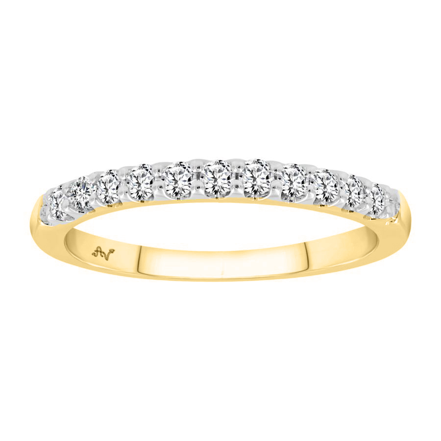 18153630_265956Y-30192.jpg LADIES BAND 0.33CT ROUND DIAMOND 14K YELLOW GOLD - Image 1