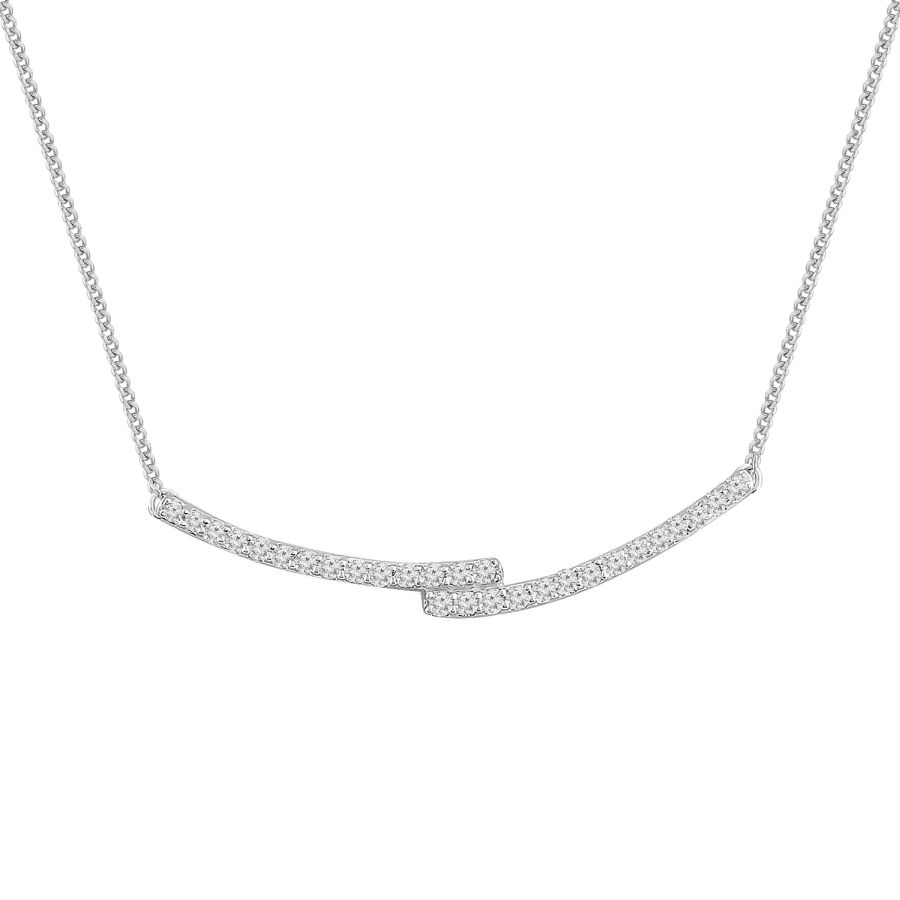 18153849_268651W-31061.jpg LADIES NECKLACE 0.20CT ROUND DIAMOND 10K WHITE GOLD - Image 1