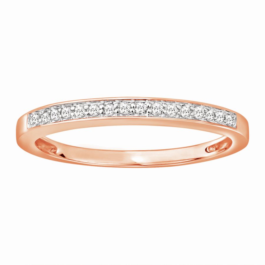 18155142_204639R-35961.jpg LADIES BAND ONLY 0.10CT ROUND DIAMOND 10K ROSE GOLD - Image 1
