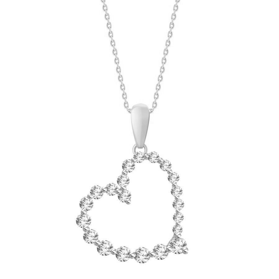 18155262_265176Y-A-42096.jpg LADIES PENDANT WITH CHAIN 0.75CT ROUND DIAMOND 14K YELLOW GOLD (SI QUALITY) - Image 1