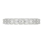 14K YELLOW GOLD 1CT ROUND/PINK SAPPHIRE DIAMOND LADIES BAND - Image 2