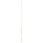 18K YELLOW GOLD 1/6CT ROUND DIAMOND MALACHITE LADIES NECKLACE - Image 2