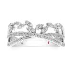 14K WHITE GOLD 1/3CT ROUND DIAMOND LADIES FASHION RING