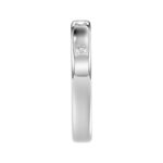 14K WHITE GOLD 1/6CT ROUND DIAMOND LADIES BAND - Image 3