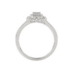 Ladies 0.20Ct Round Diamond Sterling Silver White Engagement Ring � Elegant Promise Ring For Women - Image 2