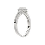 Ladies 0.20Ct Round Diamond Sterling Silver White Engagement Ring � Elegant Promise Ring For Women - Image 3