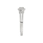Ladies 0.20Ct Round Diamond Sterling Silver White Engagement Ring � Elegant Promise Ring For Women - Image 4
