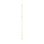 LADIES NECKLACE 0.10CT ROUND DIAMOND 10K YELLOW GOLD - Image 3