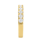 LADIES BAND 1.00CT ROUND DIAMOND 14K YELLOW GOLD - Image 3