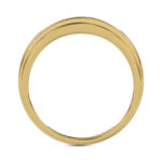 MEN'S BAND 0.25CT ROUND DIAMOND 10K YELLOW GOLD - Image 2