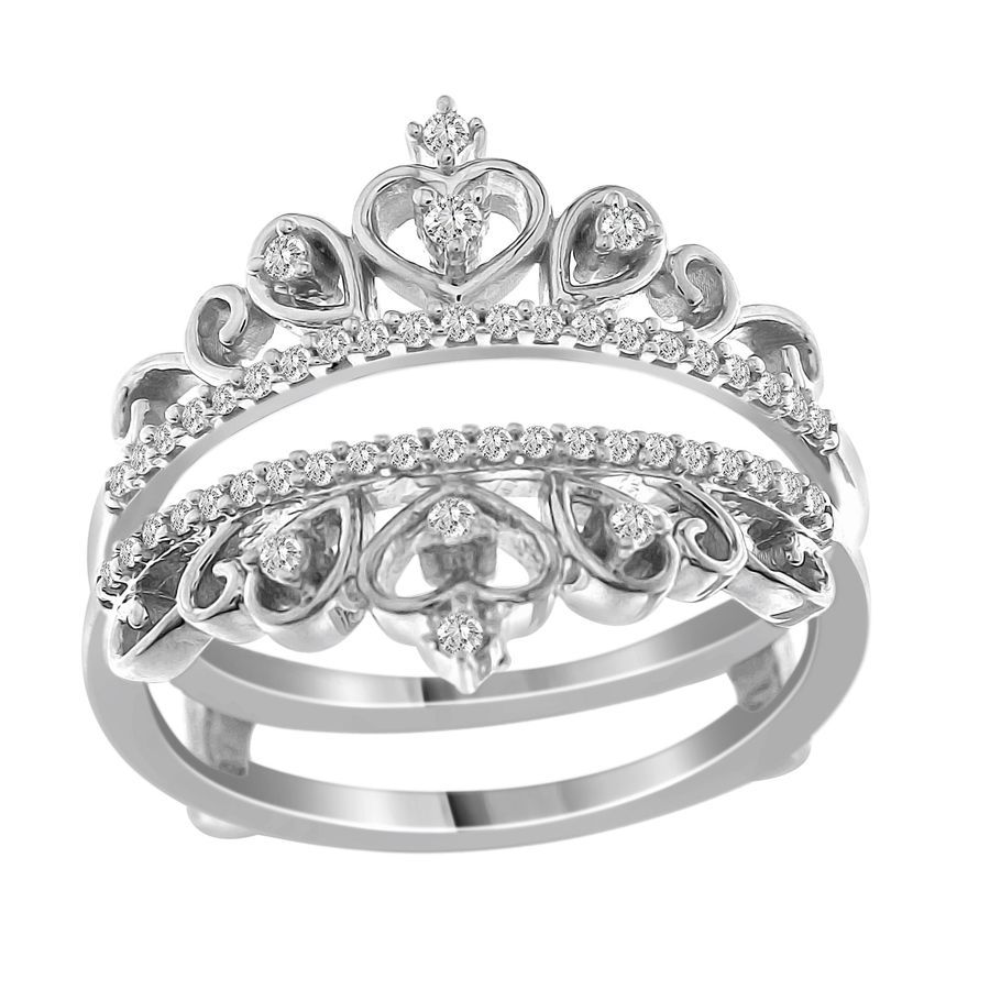 18982464_228317W.jpg LADIES RING 0.25CT ROUND DIAMOND 14K WHITE GOLD - Image 1