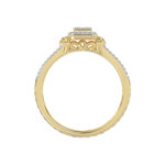 LADIES RING 0.20CT ROUND DIAMOND 10K YELLOW GOLD - Image 2