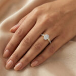 LADIES RING 0.33CT ROUND DIAMOND 10K YELLOW GOLD - Image 6