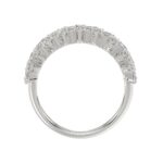 18K WHITE GOLD 3CT ROUND/OVAL DIAMOND LADIES RING - Image 2