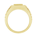 “Elegant Men’S Fashion Ring 0.10Ct Round Diamond Yellow Gold Luxury Statement Jewelry For Men - Image 2