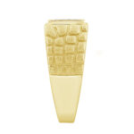 “Elegant Men’S Fashion Ring 0.10Ct Round Diamond Yellow Gold Luxury Statement Jewelry For Men - Image 3