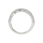14K WHITE GOLD 1 3/4CT ROUND DIAMOND LADIES FASHION RING - Image 2