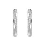 14K WHITE GOLD 1CT ROUND DIAMOND EARRINGS