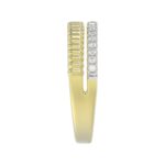 14K YELLOW GOLD 1/5CT ROUND DIAMOND LADIES RING - Image 4