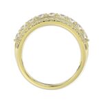 14K YELLOW GOLD 1CT ROUND DIAMOND LADIES BAND - Image 2
