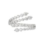 18K WHITE GOLD 1 3/4CT ROUND DIAMOND LADIES FASHION RING - Image 4