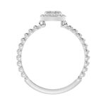 18K WHITE GOLD 1/10CT ROUND DIAMOND LADIES RING - Image 4