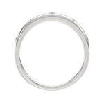 18K WHITE GOLD 1/4CT ROUND DIAMOND LADIES BAND - Image 3