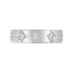 18K WHITE GOLD 1/4CT ROUND DIAMOND LADIES BAND - Image 5