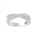 18K WHITE GOLD 1/4CT ROUND DIAMOND LADIES RING