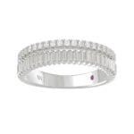 18K WHITE GOLD 1/5CT ROUND DIAMOND LADIES RING