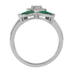 18K WHITE GOLD 1/5CT ROUND DIAMOND LADIES RING - Image 2
