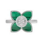 18K WHITE GOLD 1/5CT ROUND DIAMOND LADIES RING - Image 4