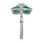 18K WHITE GOLD 1/5CT ROUND DIAMOND LADIES RING - Image 5