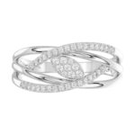 18K WHITE GOLD 1/4CT ROUND DIAMOND LADIES RING - Image 5