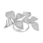 18K WHITE GOLD 1 1/2CT ROUND DIAMOND LADIES RING