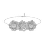 18K WHITE GOLD 1/2CT ROUND DIAMOND LADIES BRACELET