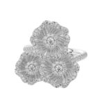 18K WHITE GOLD 1/2CT ROUND DIAMOND LADIES RING - Image 7