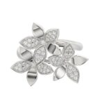 18K WHITE GOLD 1/3CT ROUND DIAMOND LADIES RING - Image 2