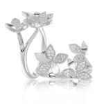 18K WHITE GOLD 1/4CT ROUND DIAMOND LADIES RING