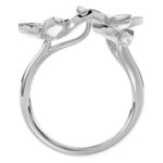 18K WHITE GOLD 1/4CT ROUND DIAMOND LADIES RING - Image 4