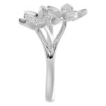 18K WHITE GOLD 1/4CT ROUND DIAMOND LADIES RING - Image 5