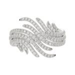 18K WHITE GOLD 3/4CT ROUND DIAMOND LADIES RING - Image 5