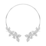 18K WHITE GOLD 4 7/8CT ROUND DIAMOND LADIES NECKLACE