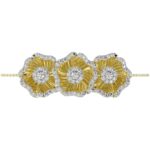 18K YELLOW GOLD 1/2CT ROUND DIAMOND LADIES BRACELET - Image 2