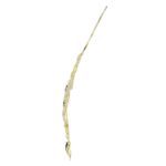 18K YELLOW GOLD 11 3/4CT ROUND/PEAR/MARQUISE DIAMOND LADIES NECKLACE(COLOR STONE GREEN EMERALD PEAR DIAMOND 4 1/6CT/MARQUISE DIAMOND 3 5/8CT) - Image 2