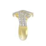 18K YELLOW GOLD 3/4CT ROUND DIAMOND LADIES RING - Image 4