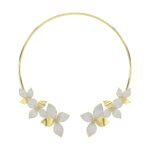 18K YELLOW GOLD 4 7/8CT ROUND DIAMOND LADIES NECKLACE