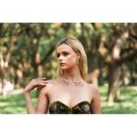 18K YELLOW GOLD 4 7/8CT ROUND DIAMOND LADIES NECKLACE - Image 4